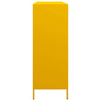 Aparador acero laminado en frío amarillo mostaza 135x39x103,5cm