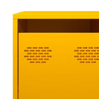 Aparador acero laminado en frío amarillo mostaza 135x39x103,5cm