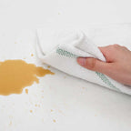 Paños de limpieza 10 uds blancas con rayas verdes 50x60 cm