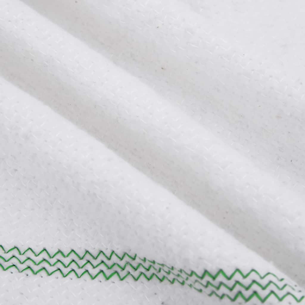 Paños de limpieza 10 uds blancas con rayas verdes 50x60 cm