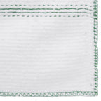 Paños de limpieza 10 uds blancas con rayas verdes 50x60 cm