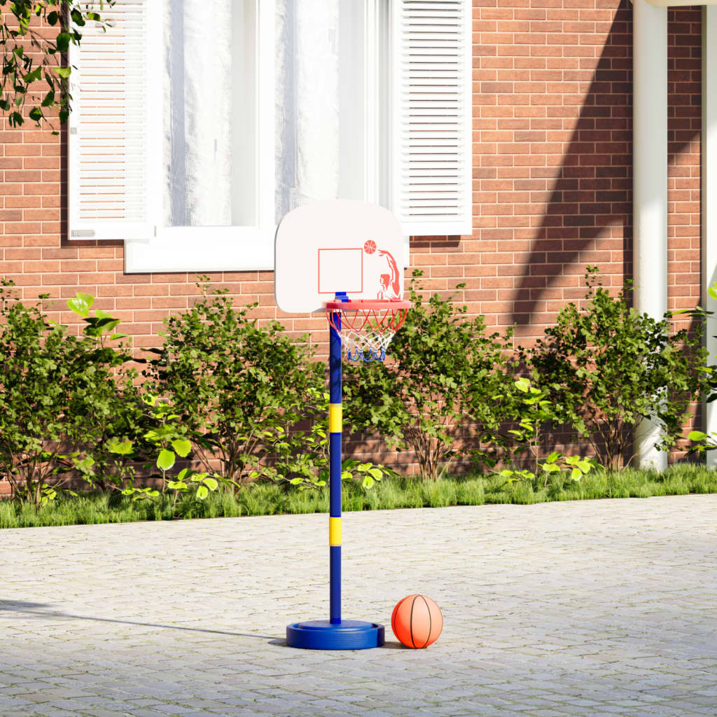 Canasta de baloncesto ajustable con pelota y bomba 90/121 cm