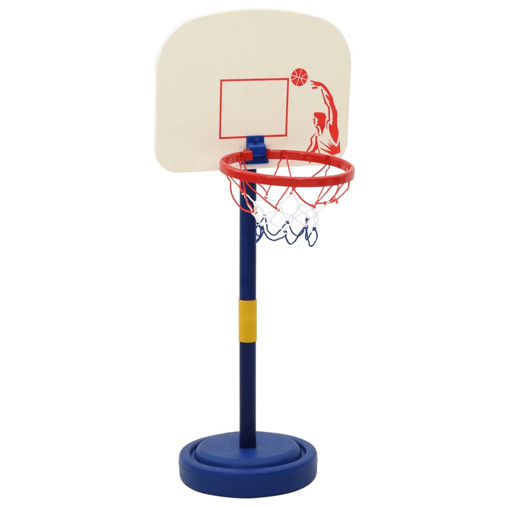Canasta de baloncesto ajustable con pelota y bomba 90/121 cm