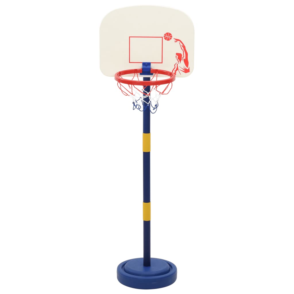 Canasta de baloncesto ajustable con pelota y bomba 90/121 cm