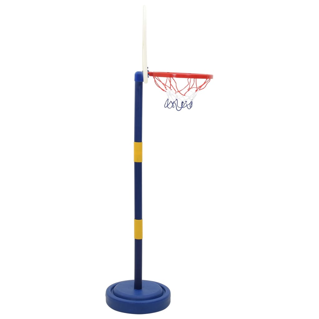 Canasta de baloncesto ajustable con pelota y bomba 90/121 cm