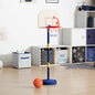 Adjustable Basketball Hoop with Ball and Pump 90/121 cm