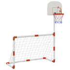 Juego infantil de fútbol y baloncesto con balones 98x50x70 cm