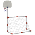 Juego infantil de fútbol y baloncesto con balones 98x50x70 cm