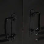 Juego de muebles de baño 2 pcs Madera de mango maciza y rugosa