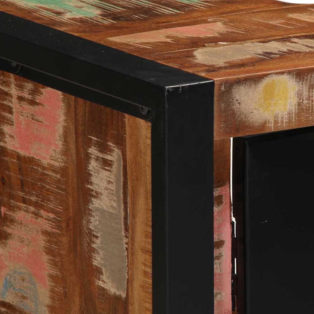 Juego de muebles de baño 2 pcs Madera sólida recuperada