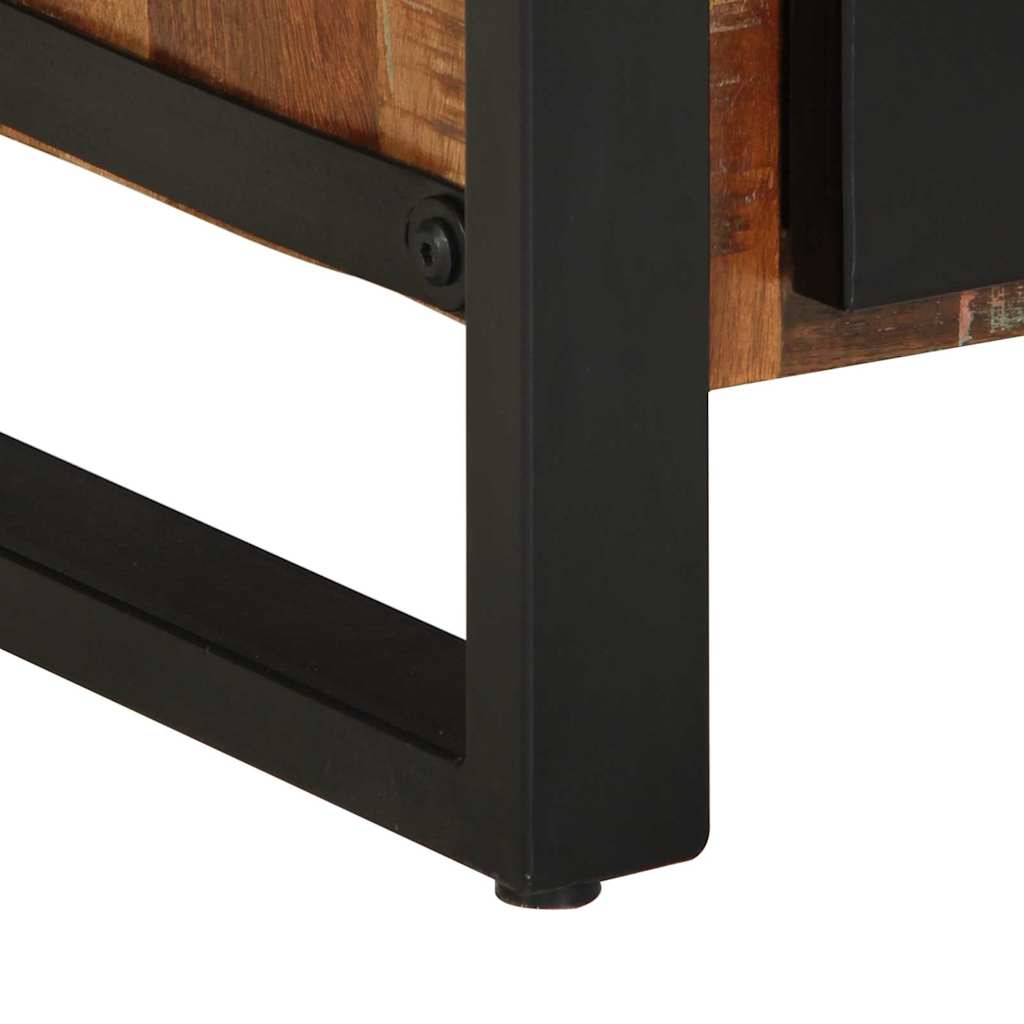Juego de muebles de baño 2 pcs Madera sólida recuperada