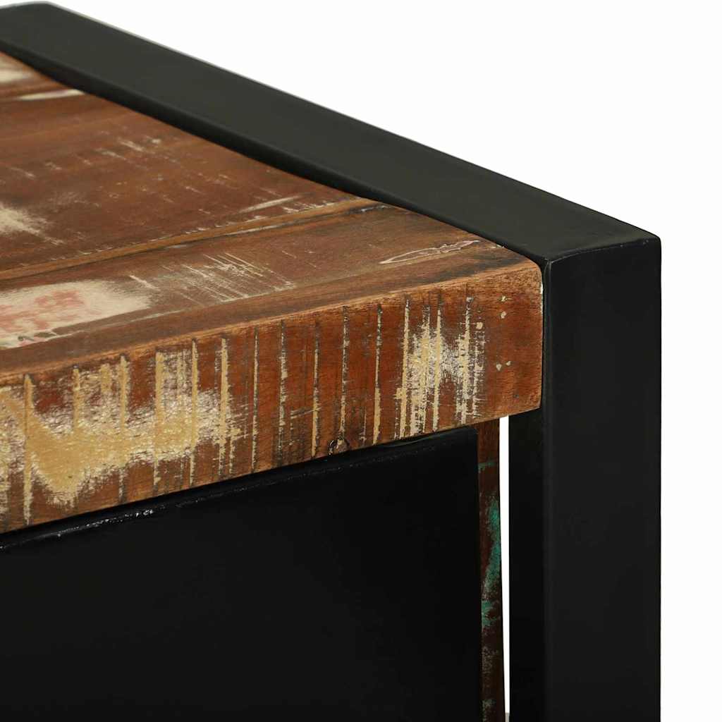 Juego de muebles de baño 2 pcs Madera sólida recuperada