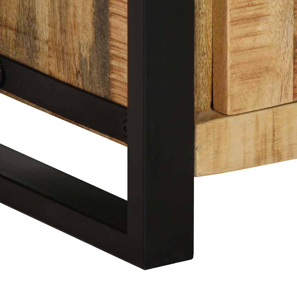 Juego de muebles de baño con cajón 3 pcs Madera de mango maciza