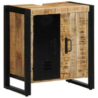 Juego de muebles de baño con cajón 3 pcs Madera de mango maciza