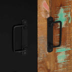 Juego de muebles de baño 3 pcs Madera sólida recuperada