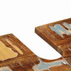 Juego de muebles de baño 3 pcs Madera sólida recuperada