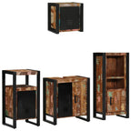 Juego de muebles de baño 4 pcs Madera sólida recuperada