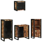 Juego de muebles de baño 4 pcs Madera sólida recuperada