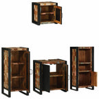 Juego de muebles de baño 4 pcs Madera sólida recuperada