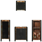 Juego de muebles de baño 4 pcs Madera sólida recuperada