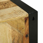 Juego de muebles de baño con cajón 4 pcs Madera de mango maciza