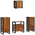 Juego de muebles de baño 4 pcs Madera sólida recuperada