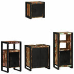 Juego de muebles de baño 4 pcs Madera sólida recuperada