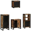 Juego de muebles de baño 4 pcs Madera sólida recuperada