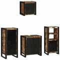 Juego de muebles de baño 4 pcs Madera sólida recuperada