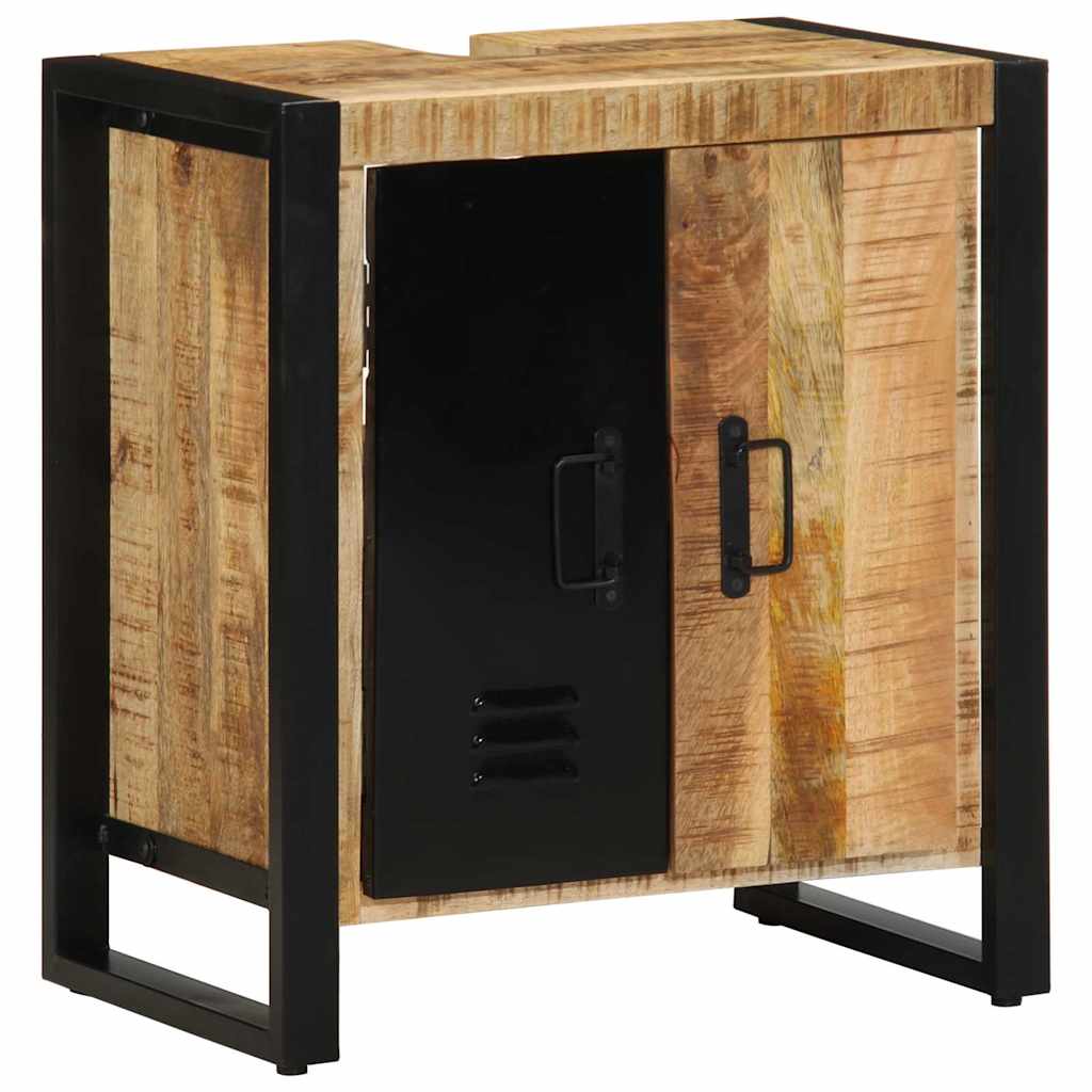 Juego de muebles de baño con cajón 4 pcs Madera de mango maciza