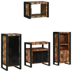 Juego de muebles de baño 4 pcs Madera sólida recuperada