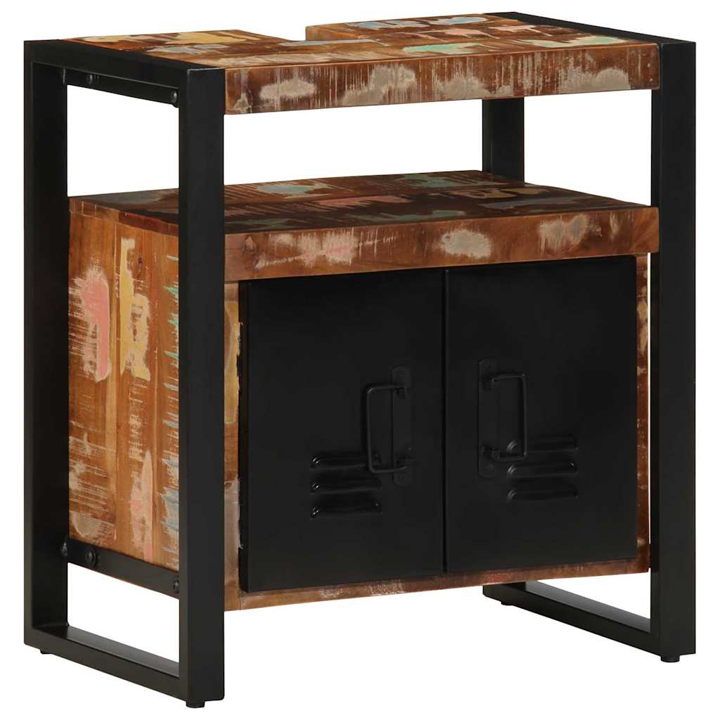 Juego de muebles de baño 4 pcs Madera sólida recuperada