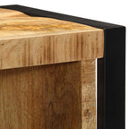 Juego de muebles de baño 4 pcs Marrón Madera de mango sólido