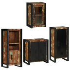 Juego de muebles de baño 4 pcs Madera reciclada maciza