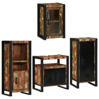 Juego de muebles de baño 4 pcs Madera reciclada maciza