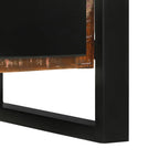 Juego de muebles de baño 4 pcs Madera reciclada maciza