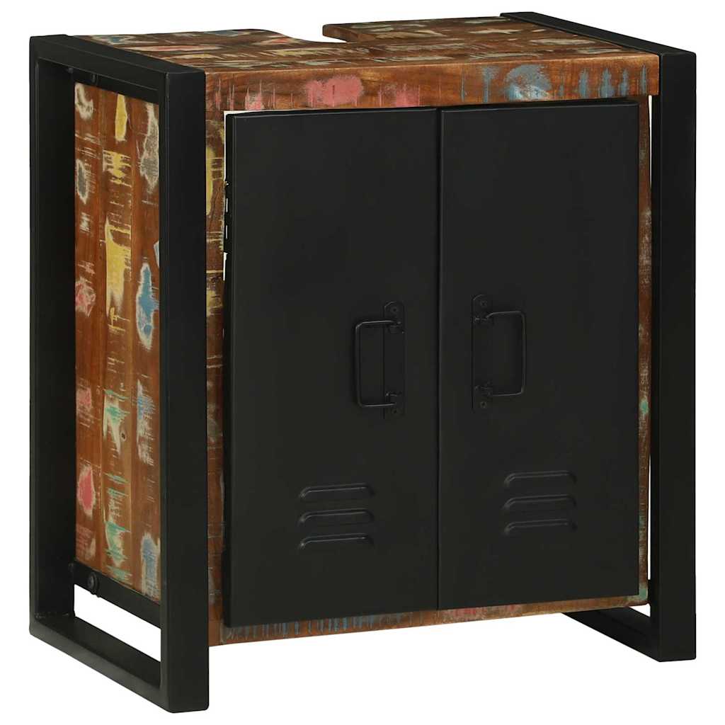 Juego de muebles de baño 4 pcs Madera reciclada maciza