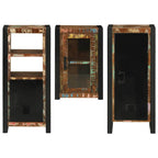 Juego de muebles de baño 3 pcs Madera reciclada maciza