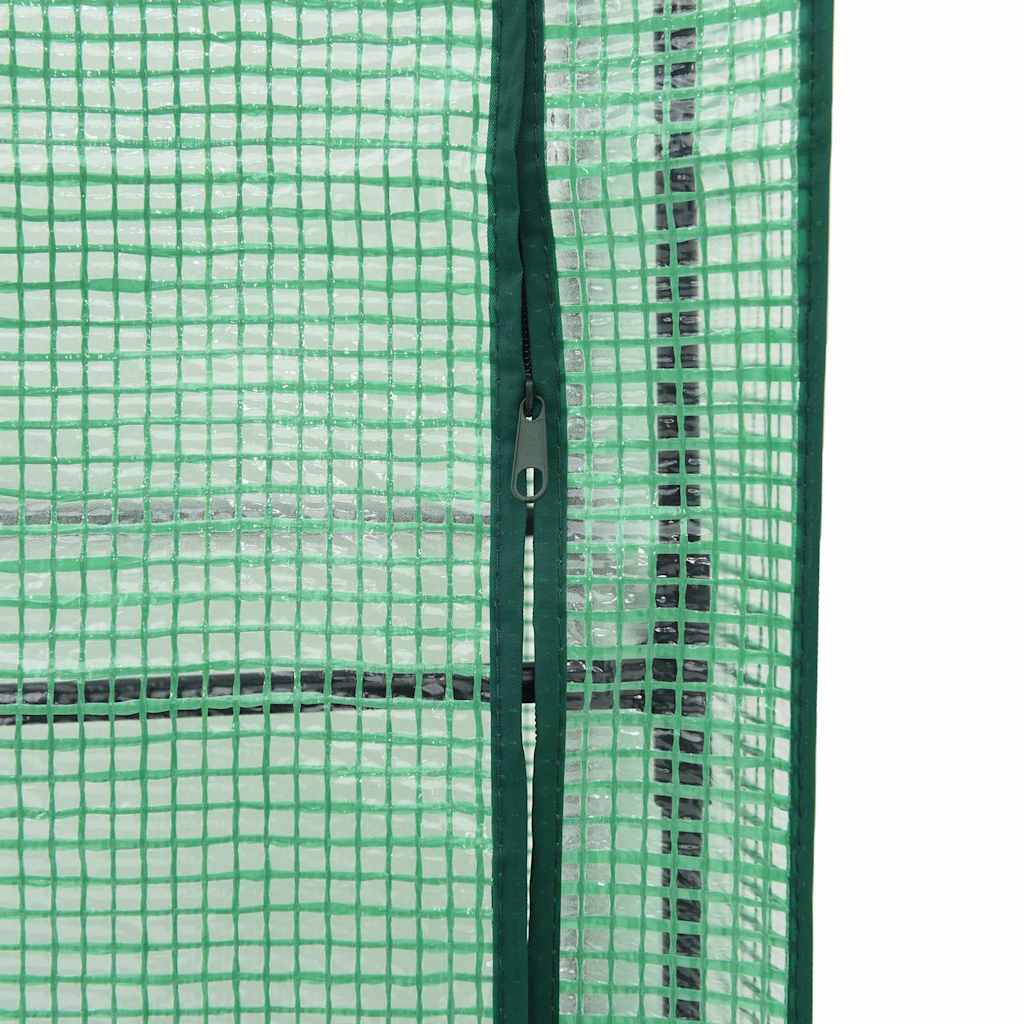 Arriate con cubierta invernadero aspecto ratán 120x40x123 cm
