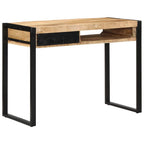 Escritorio 100x50x75 cm madera maciza mango