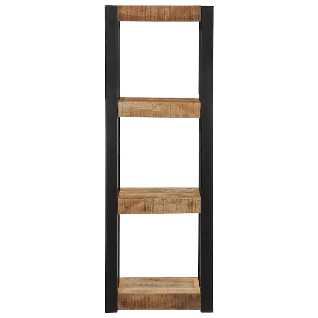 Estante de pared madera maciza de mango 35x35x100 cm