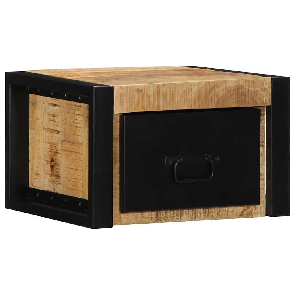 Mesilla de noche de madera antigua 60x35cm madera de ingeniería