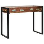 Mesa Tocador con estante Multicolor Madera maciza recuperada