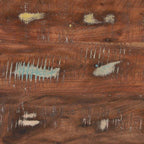 Mesa Tocador con estante Multicolor Madera maciza recuperada