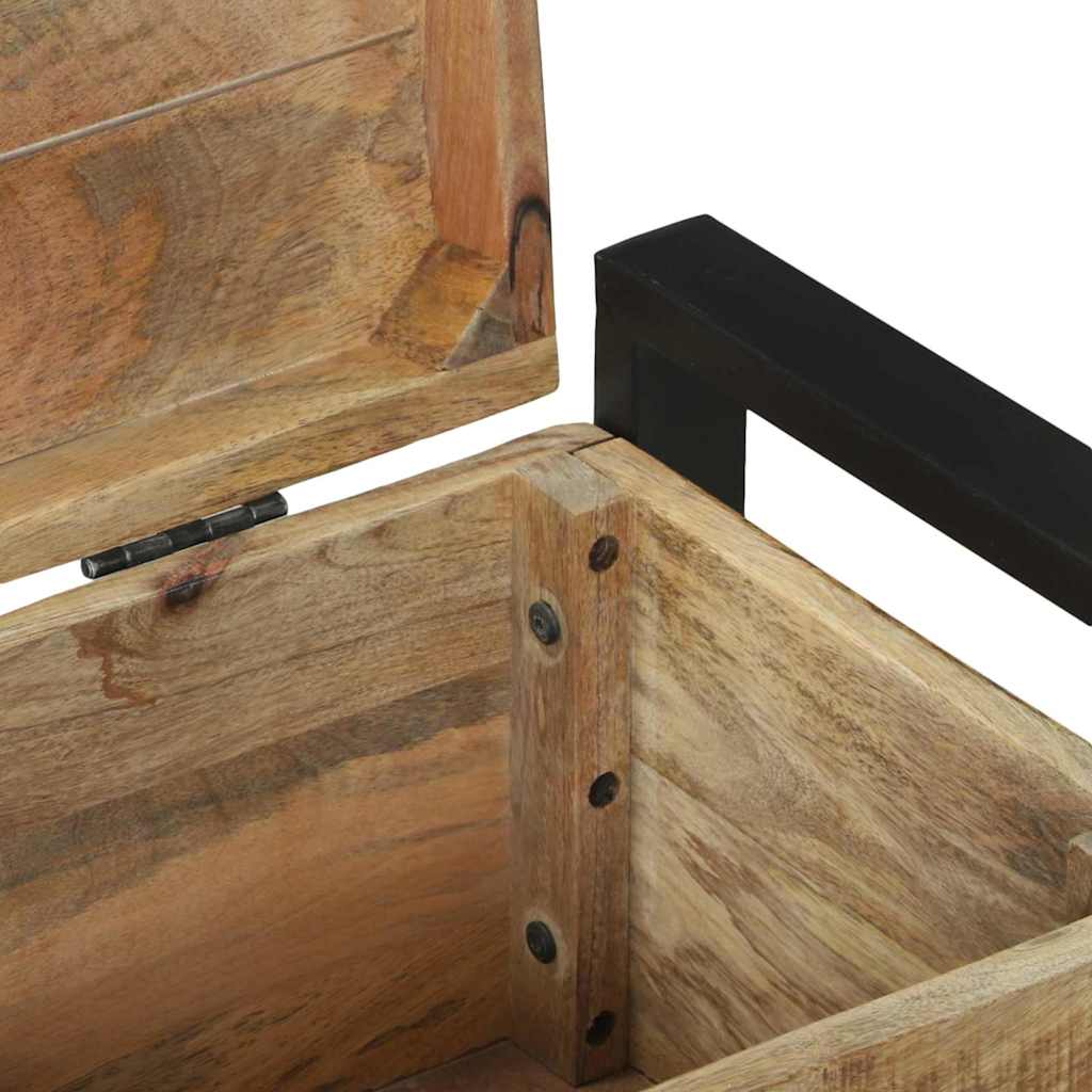 Baúles de almacenamiento 60 x 30 x 30 cm Madera maciza de Mango