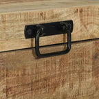 Baúles de almacenamiento 60 x 30 x 30 cm Madera maciza de Mango
