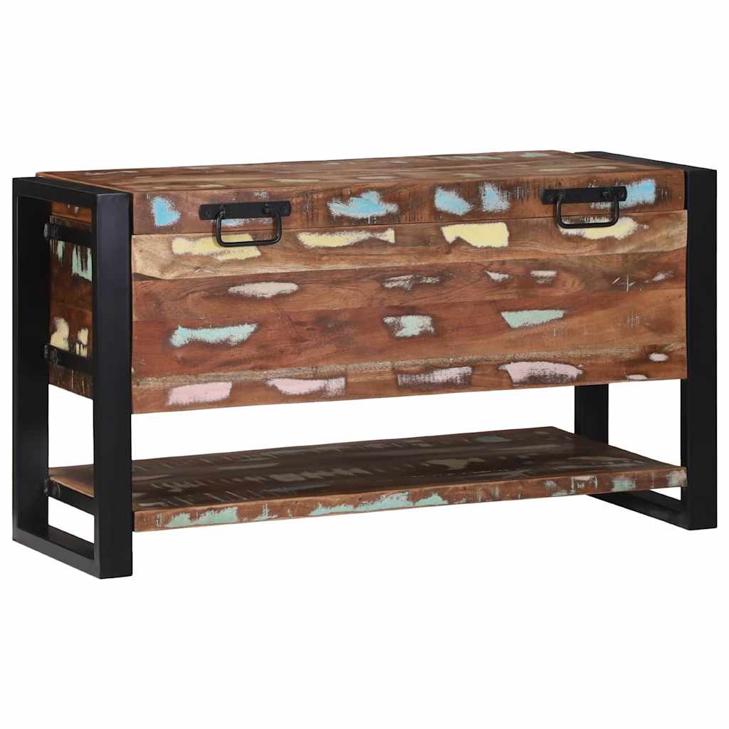 Brown Solid Mango Wood Storage Box