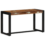 Banco 60x35x45 cm madera maciza de mango rugoso