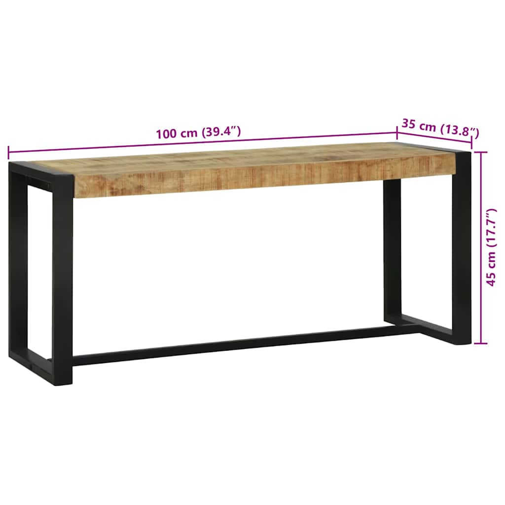 Banco Madera de mango maciza