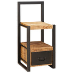 Perchero Marrón 40 x 40 x 90 cm Madera de mango maciza